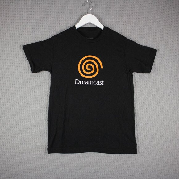 Dreamcast Logo Tee Mens Small Sega Black - Picture 1 of 6